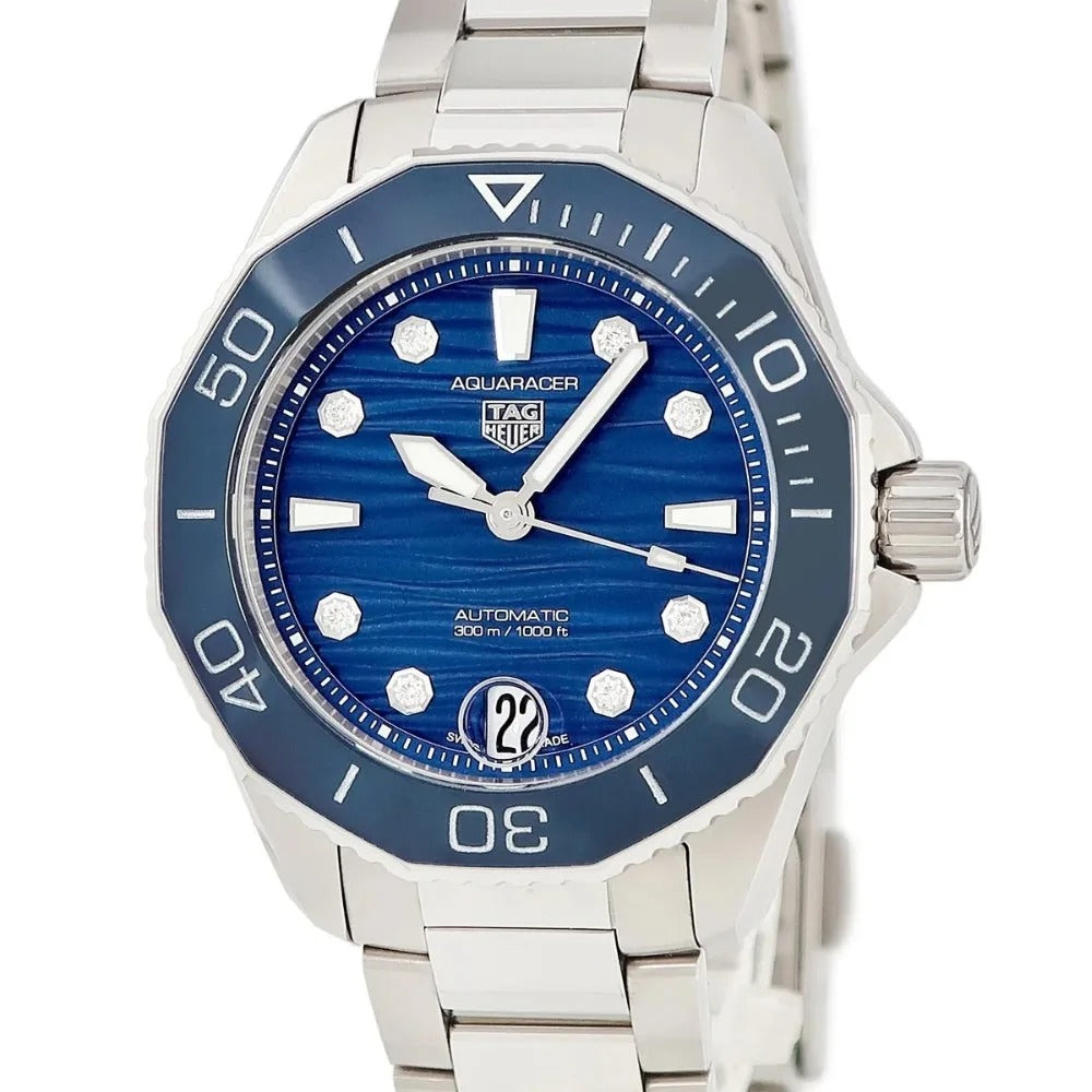 TAG heuer Aquarecer Professional 300 Automatic Date Blue Dial 36mm