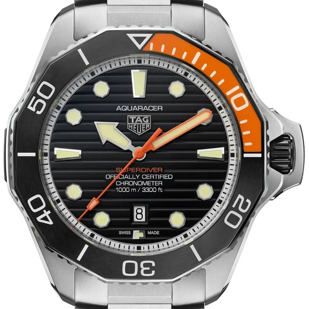 TAG Heuer Aquaracer Professional 1000 Superdiver Automatique Date Cadran Noir 45 mm