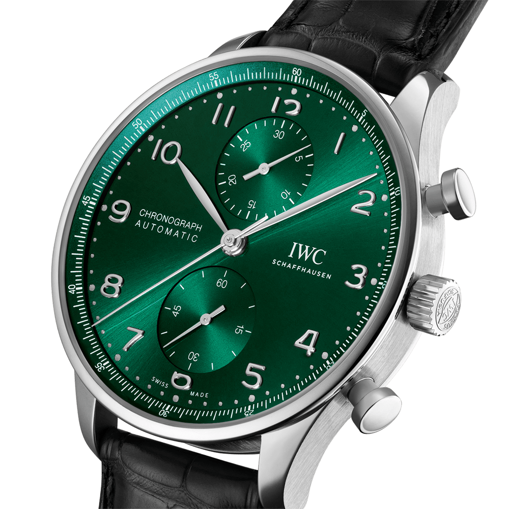 IWC  PORTUGIESER CRONÓGRAFO GREEN