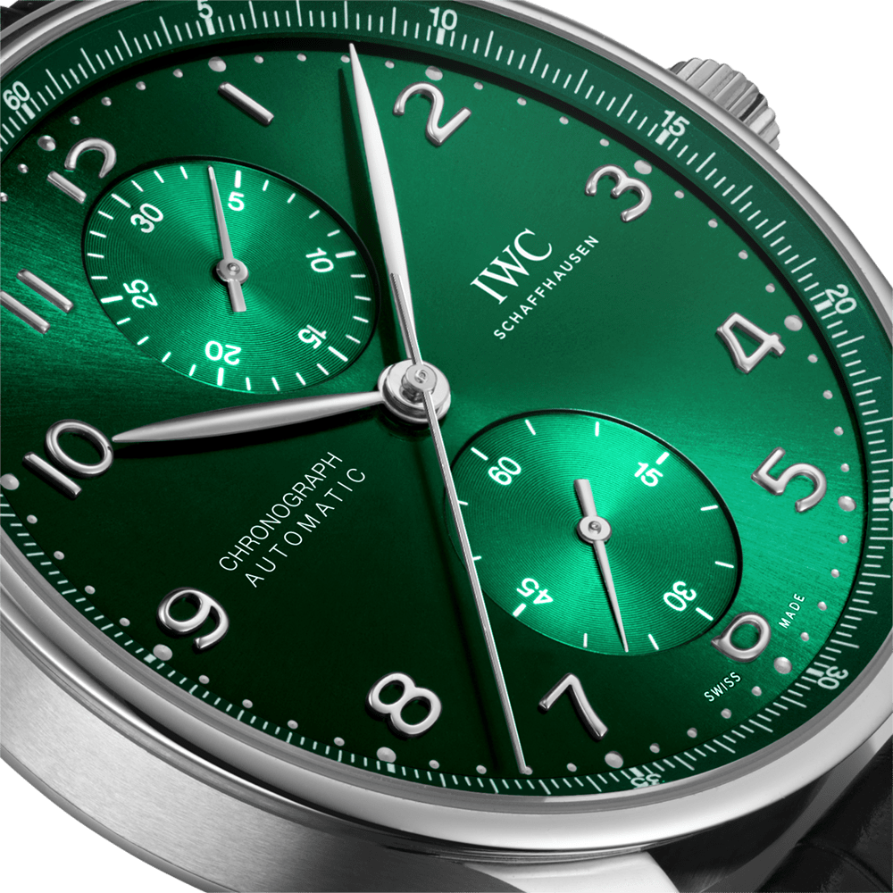 IWC  PORTUGIESER CRONÓGRAFO GREEN