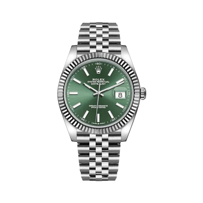 Rolex Datejust Green Dial Jubilee Bracelet 41mm 126334
