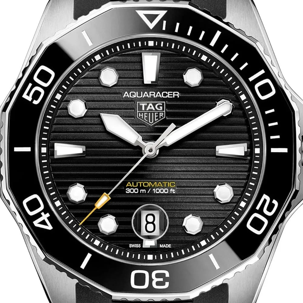 TAG heuer Aquaracer Professional 300 Automatic Date Black Dial 43mm