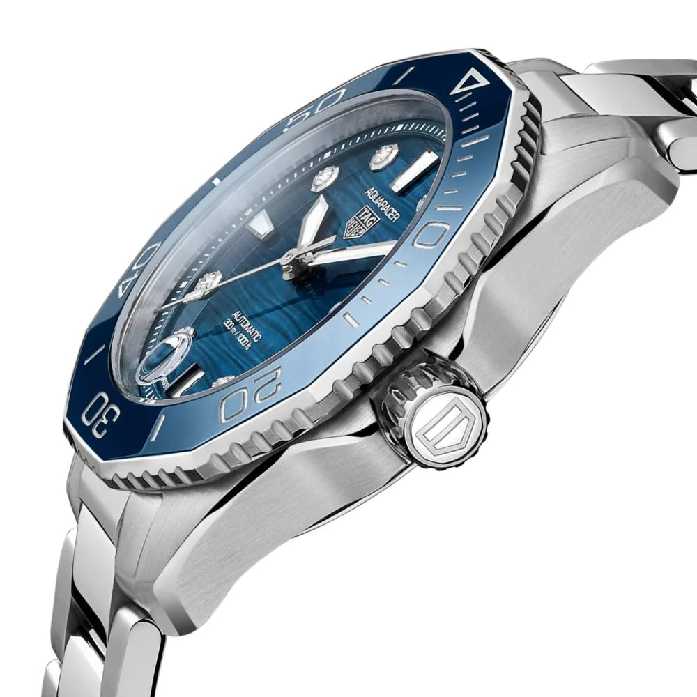 TAG heuer Aquarecer Professional 300 Automatic Date Blue Dial 36mm