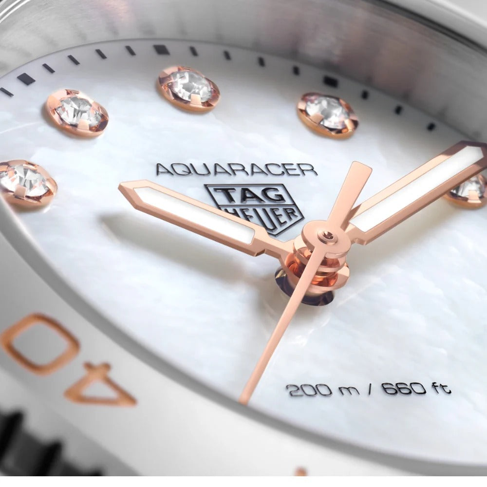 TAG heuer Aquaracer Professional 200 White Mother of Pearl Dial 30mm